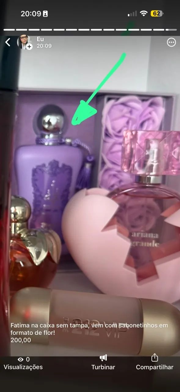 Perfume Desapego sem tampa na caixa. - Foto 2