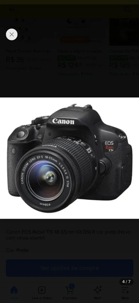 Câmera Cânion Dslr - Foto 3