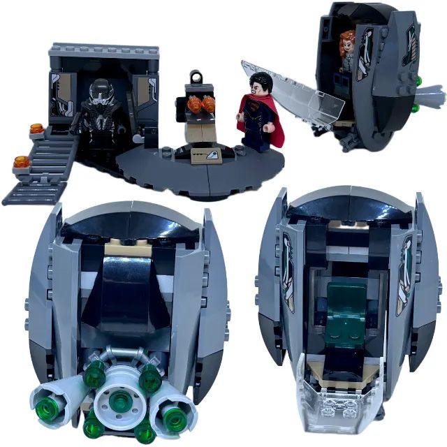 Lego 76009 SUPER HEROES Superman: Black Zero Scape - Brinquedos e