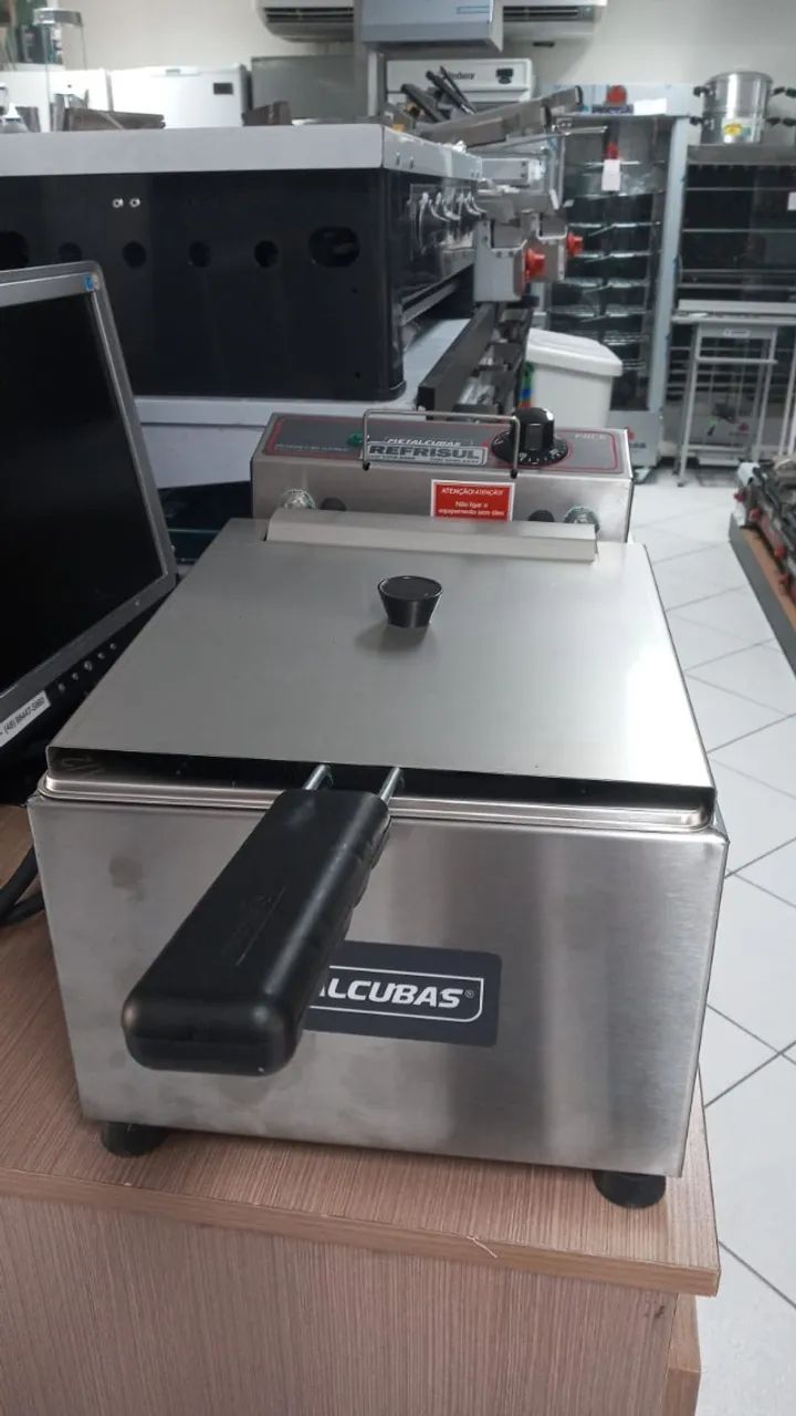 Fritador Elétrico 1 cuba - 5 litros - Metalcubas - Sadi