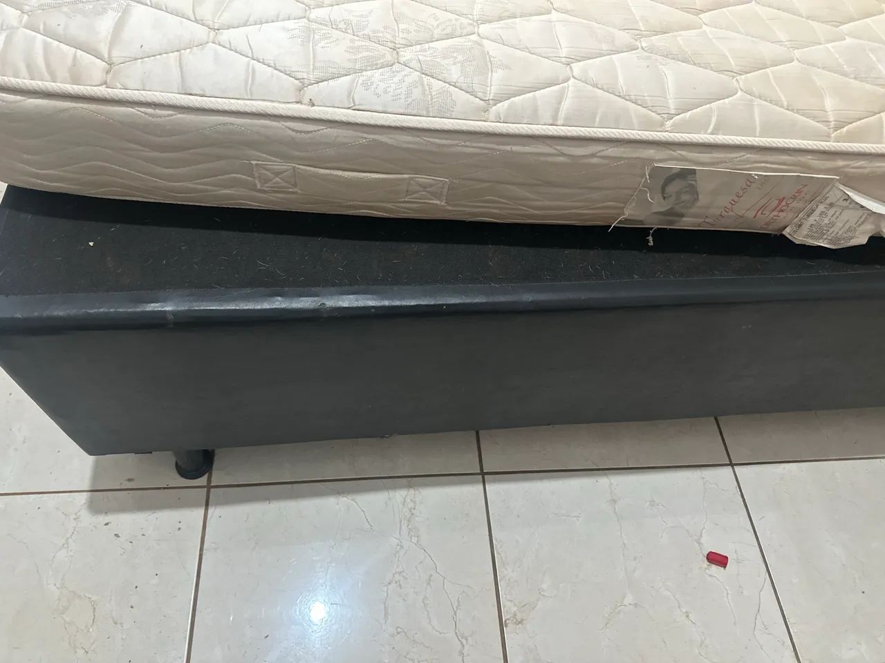 Cama box e colchão 
