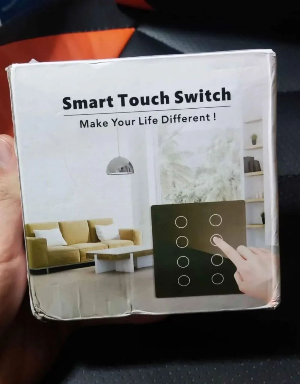 Interruptor inteligente de sensor touch 8 botões wifi - Foto 4