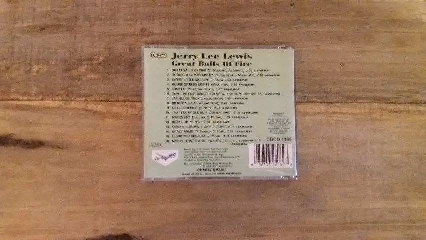 CD  - Jerry Lee Lewis - Great Balls Of Fire - Foto 2