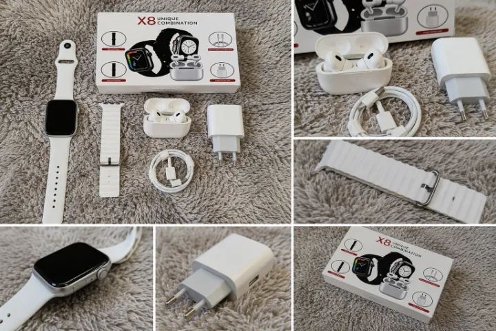 KIT COMPLETO SMARTWATCH X8 UNIQUE COMBINATION