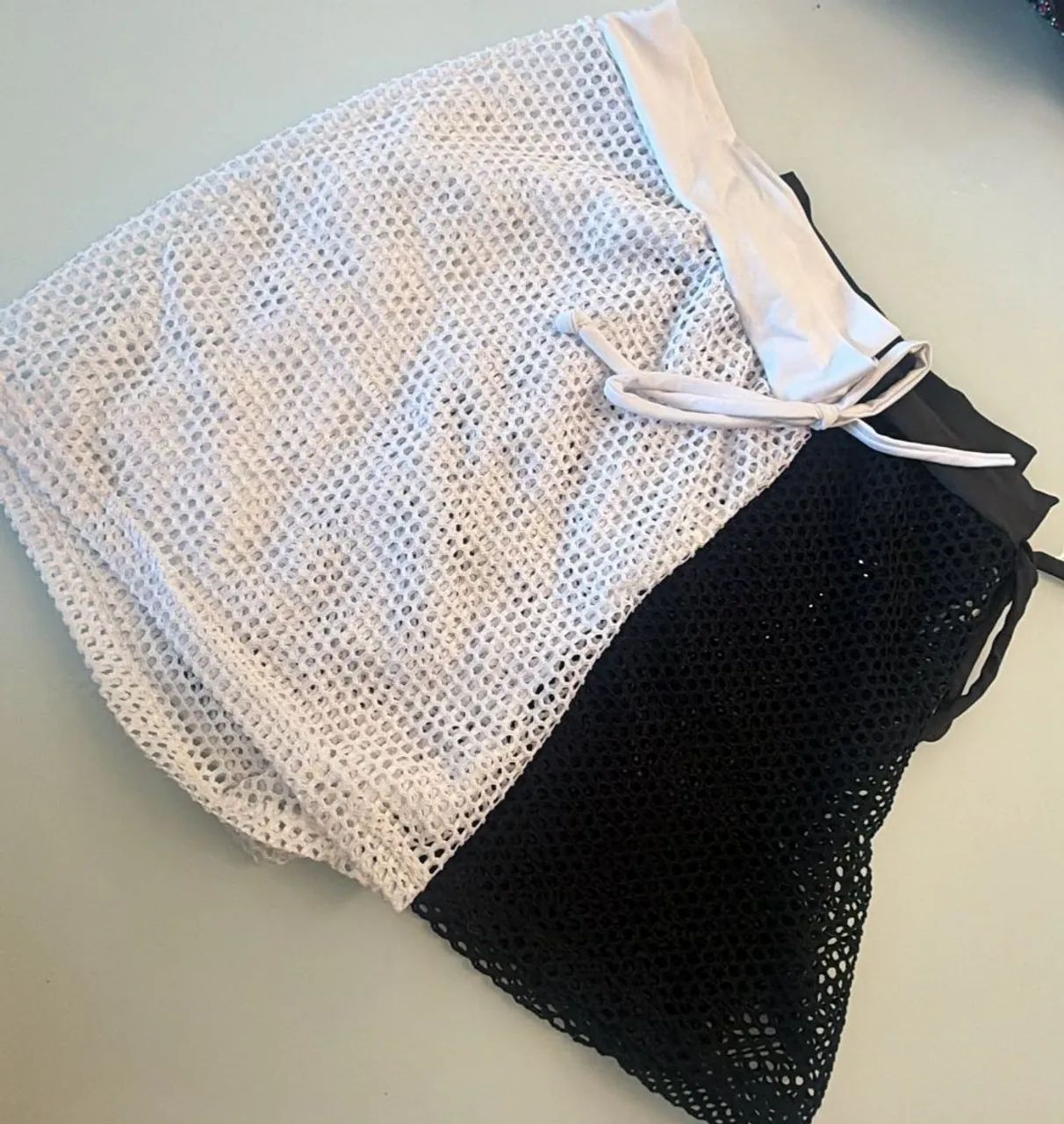 Biquíni Preto Com Detalhes Marrom e Bege + Short Renda. - Foto 3