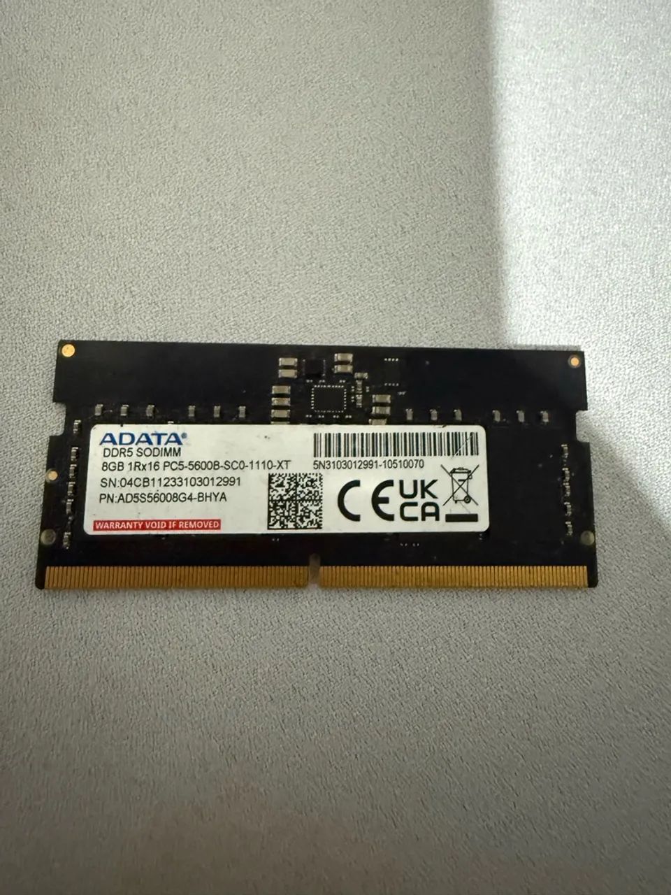 Memoria DDR5 Adata 8GB Notebook 5600mhz - Foto 3