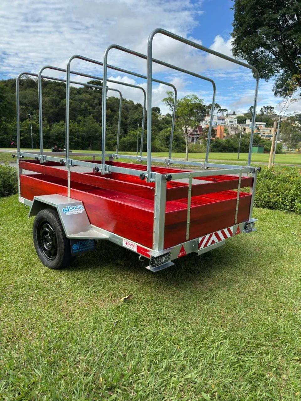 Carretinha 300x150 2 eixo TRUCADA é Dacla ( CARRETA PARA PESO MESMO) - Foto 4
