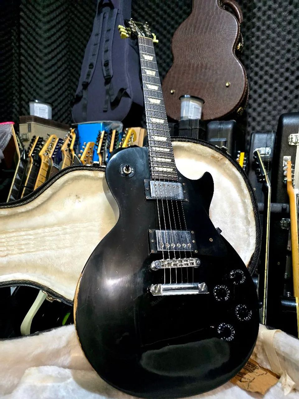 Gibson Les Paul Studio 1995 Ebony エボニー指板 Gibson Les Paul studio black ebony Good Era 1995 /ñ epiphone prs