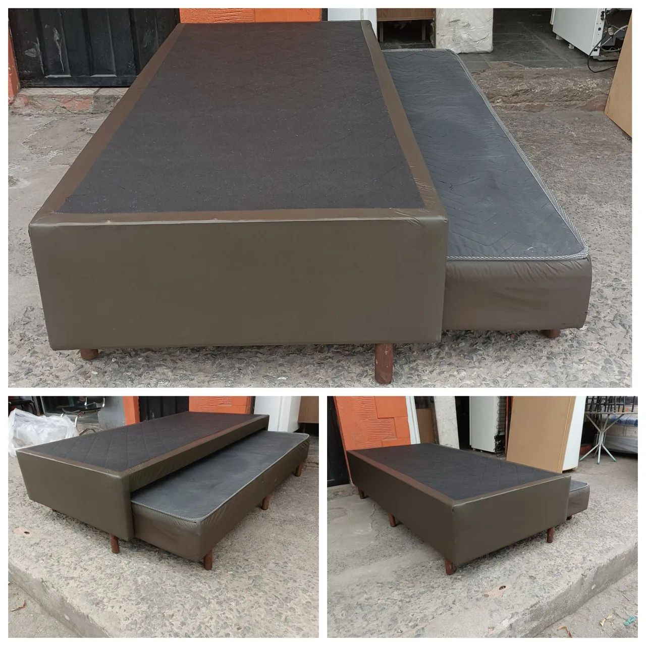 Cama De Solteiro Com Auxiliar Semi nova !!