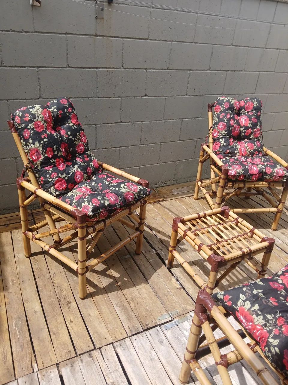 Conjunto de Sofá de Bambu  - Foto 4