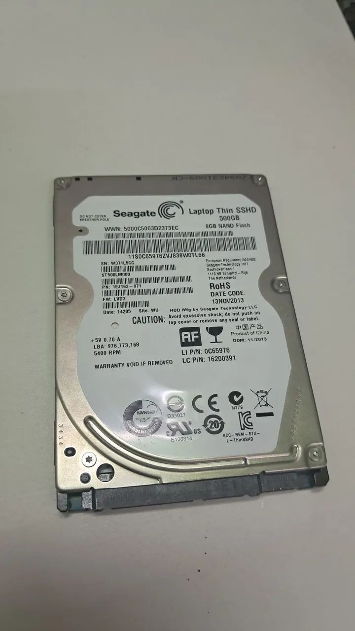 HD Externo Seagate 500GB + Case