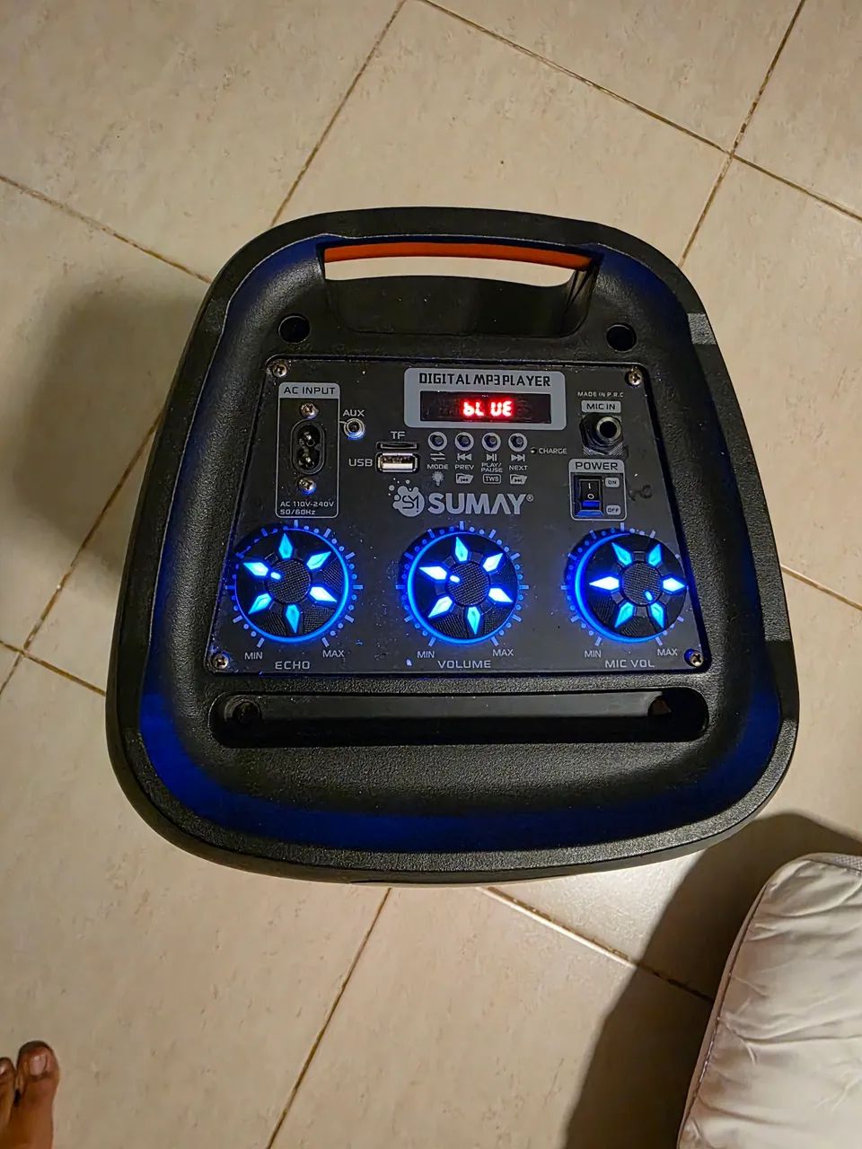 Caixa de som Bluetooth/USB 500W - Foto 5