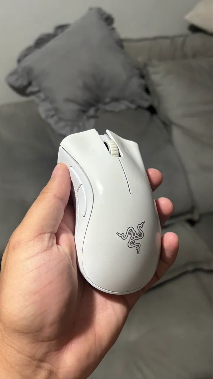 Mouse Gamer Razer Branco - Original - Foto 2