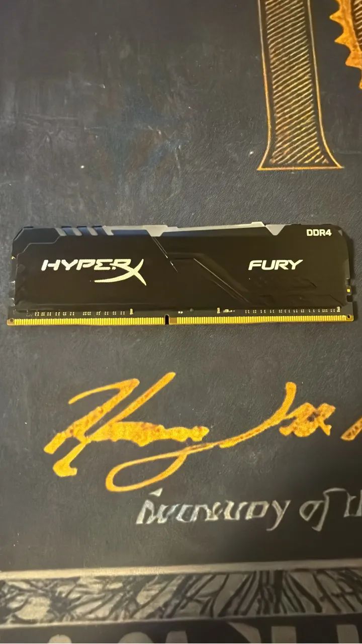 Memória ddr4 hyperx ram 16gb rgb 