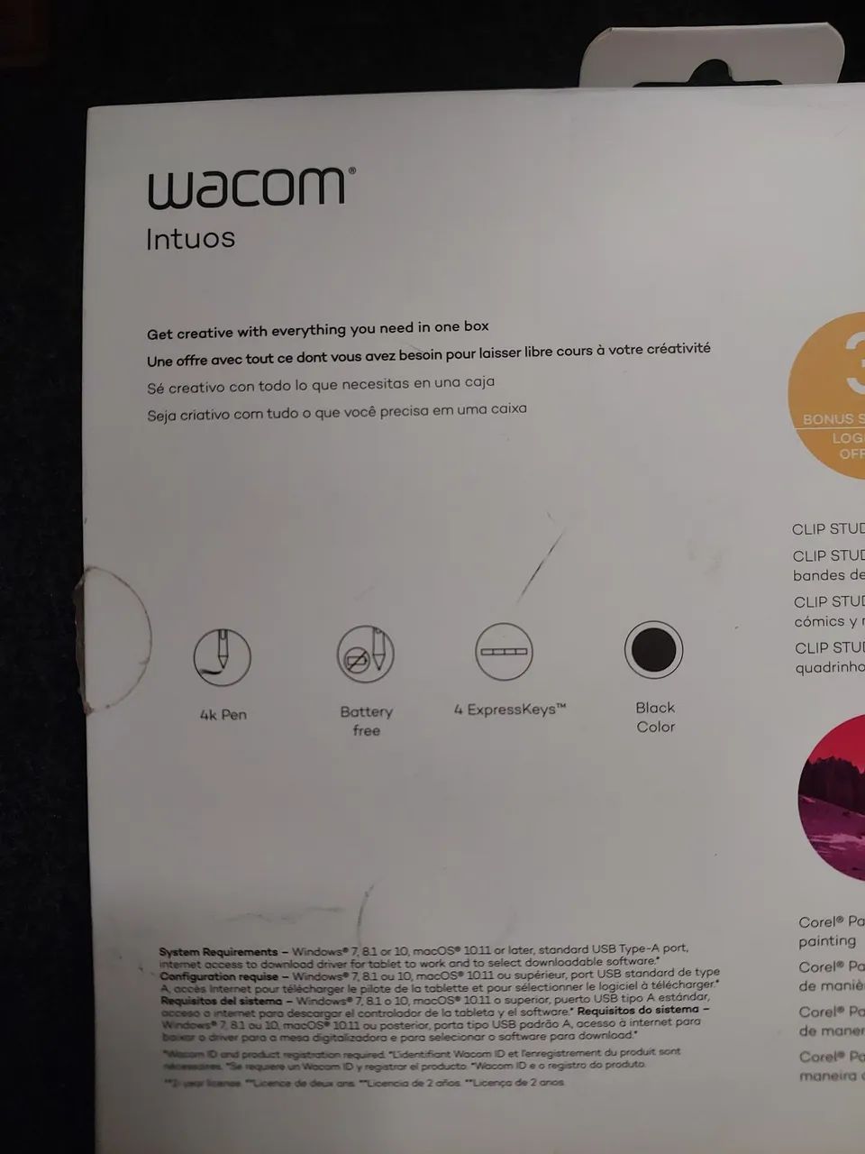 Mesa digitalizadora wacom intuos CTL-4100 - Foto 4