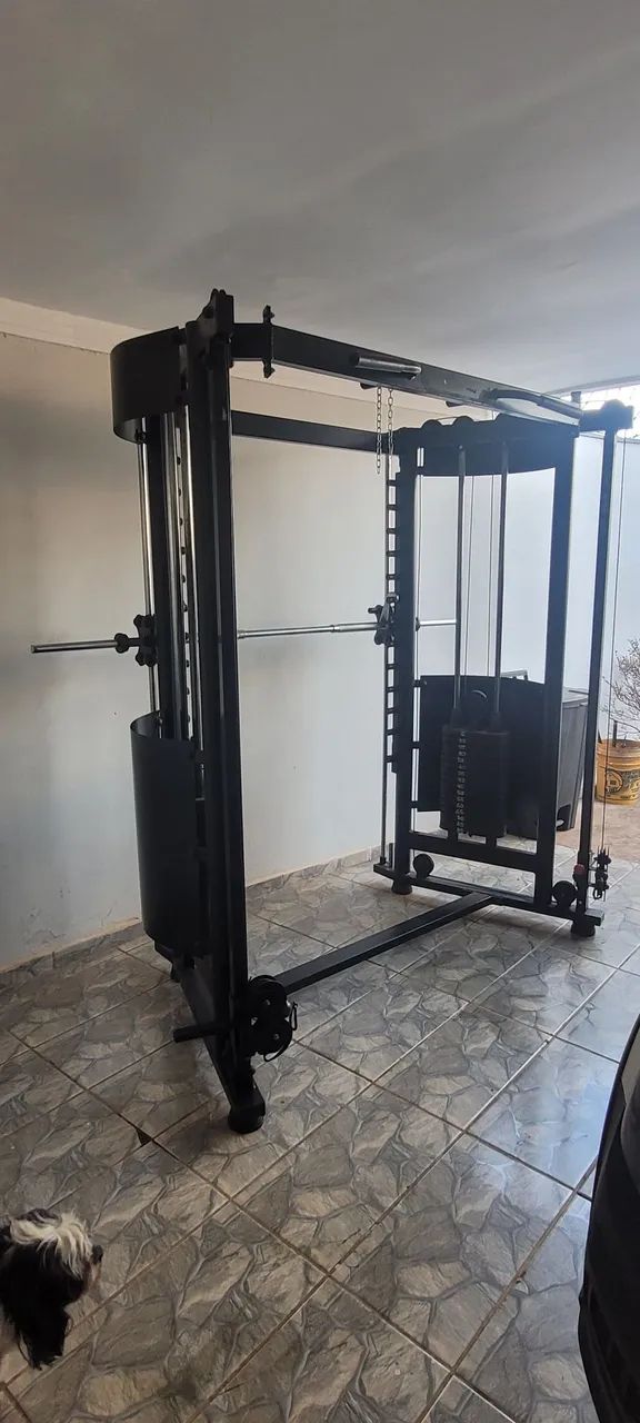 Crossover + Smith ( 2 baterias de pesos 80kg )