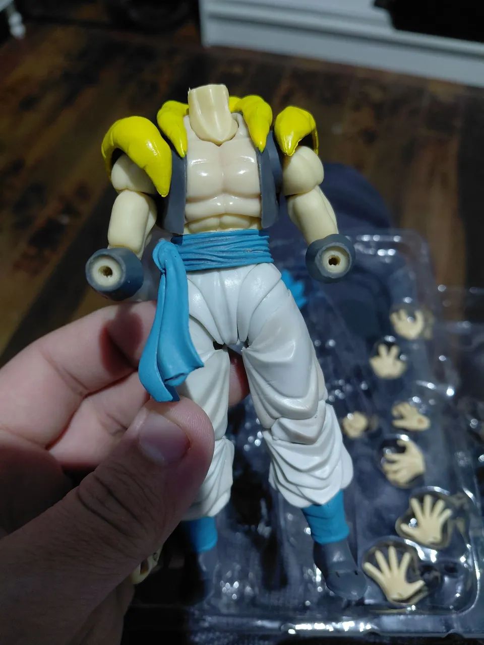 Corpo, cabeças e mãos GOGETA BLUE BOOTLEG