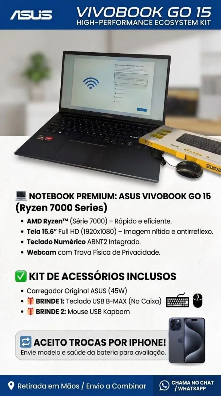 Notebook ASUS go15 - Foto 4