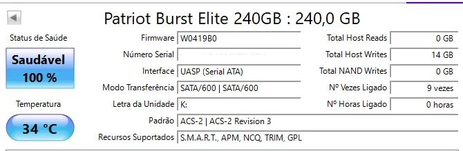 SSD 240GB - Patriot - Foto 3