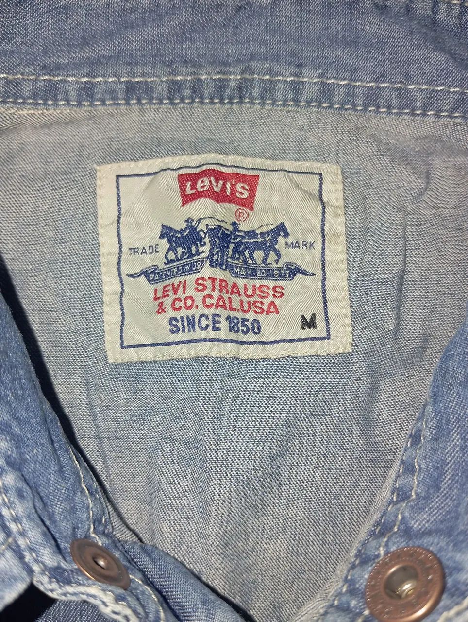 Camisa jeans da Levis  - Foto 3
