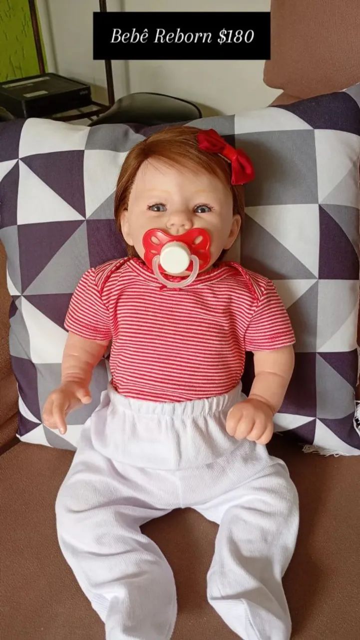 Boneca bebê reborn  - Foto 2