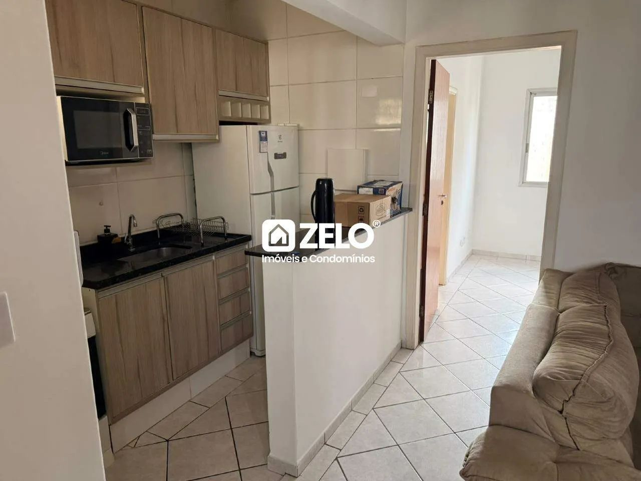 Apartamento mobiliado de 1 quarto para alugar no Centro de Campinas