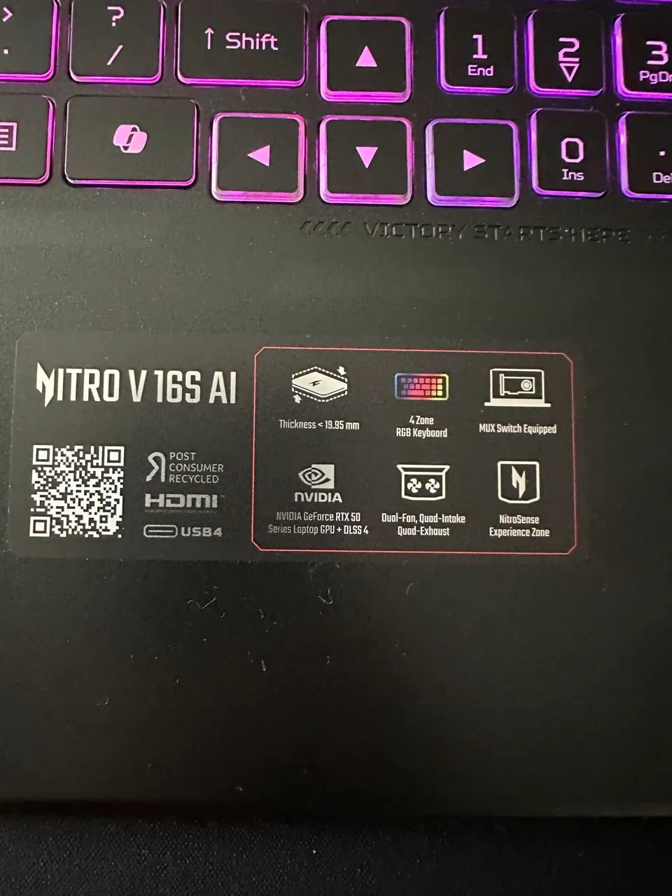 Acer nitro v16S rtx5070 - aceito trocas  - Foto 2