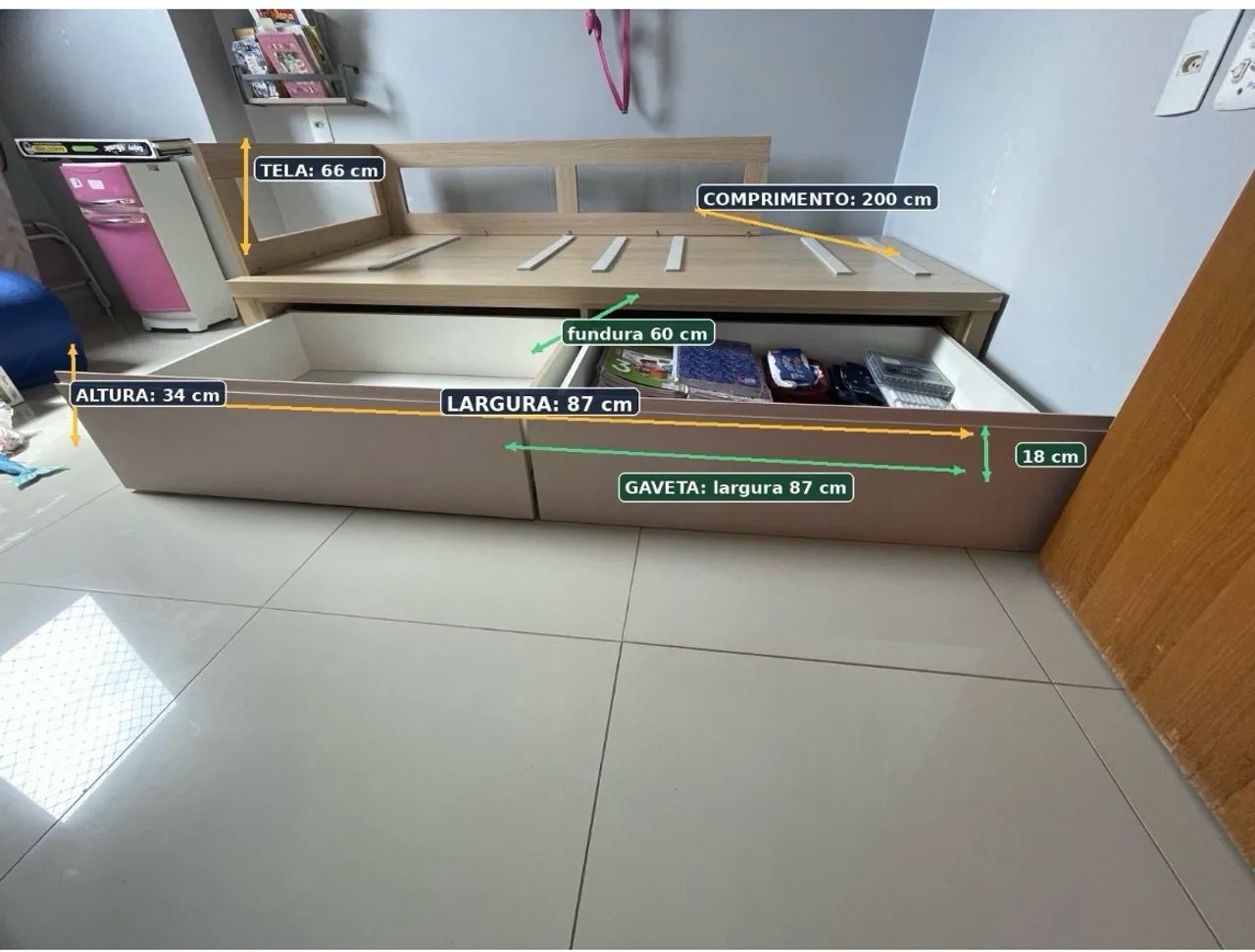 Cama com caveteiro - Foto 4