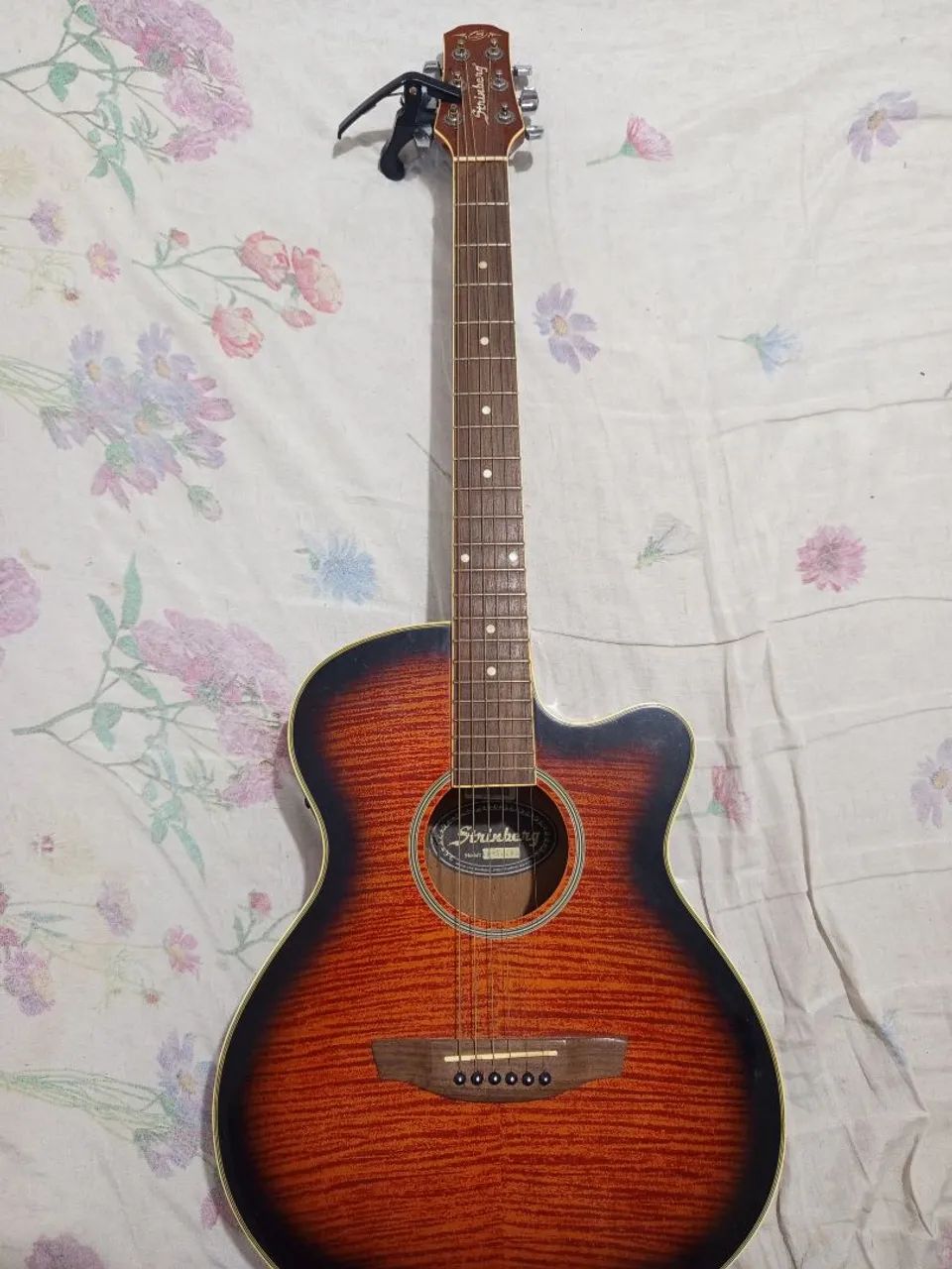Violão Steinberg elétrico.