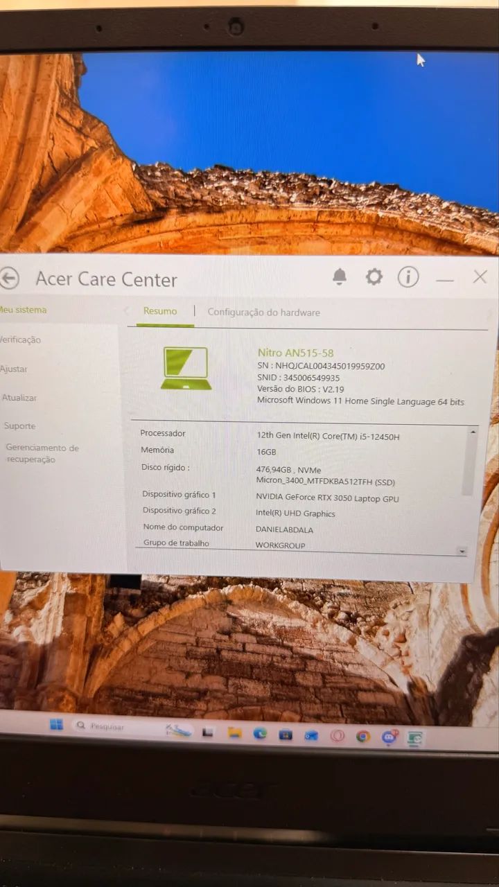 ACER NITRO 5 AN515 58 54UH - Foto 4
