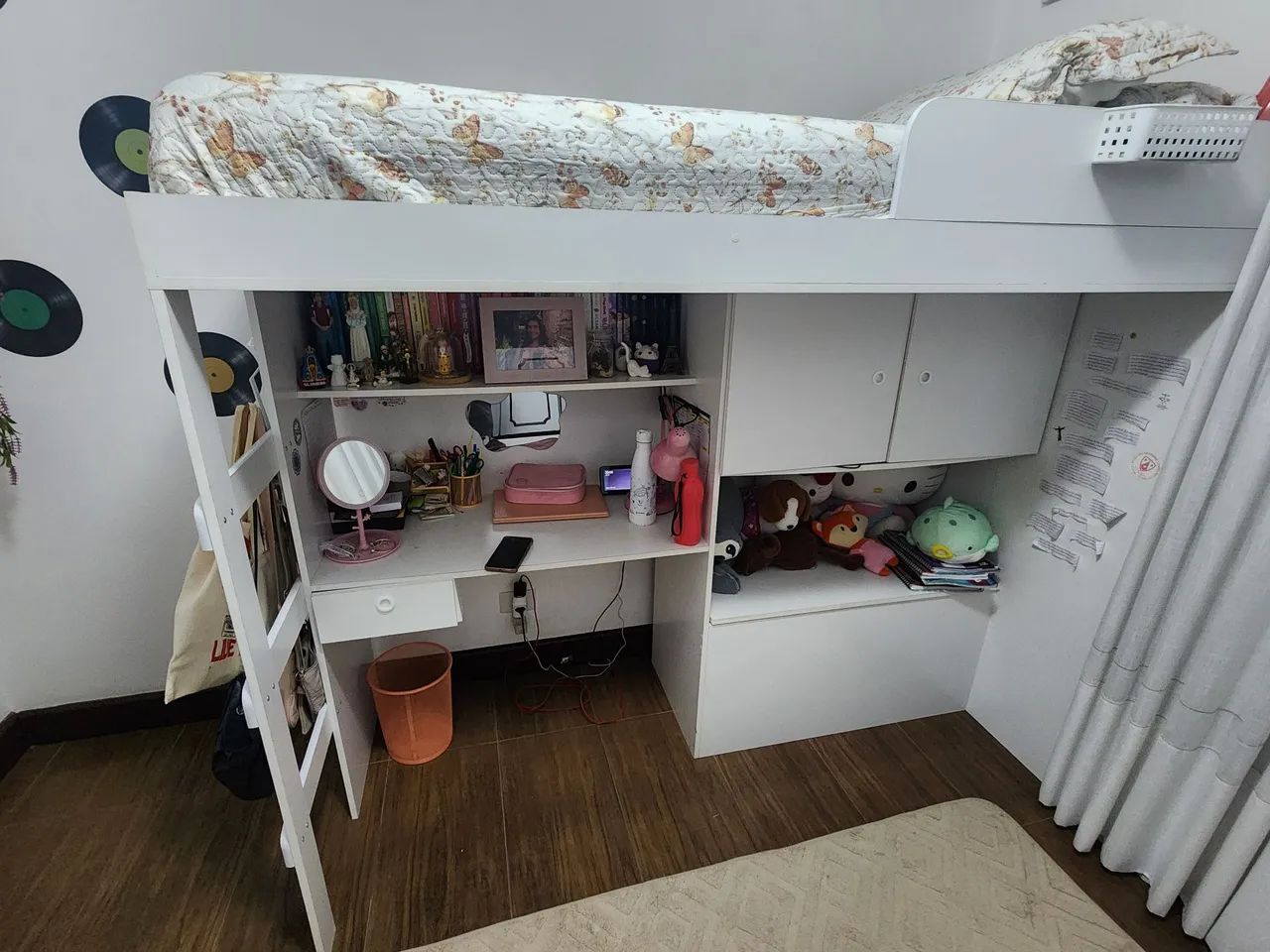 Conjunto completo cama com colchão - escrivaninha - armário  - Foto 2