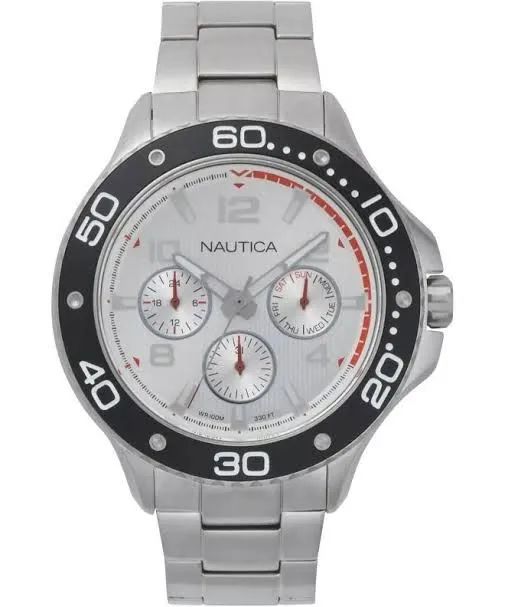 Relogio Náutica masculino multifuncional 48mm NAPP25005 - Foto 2