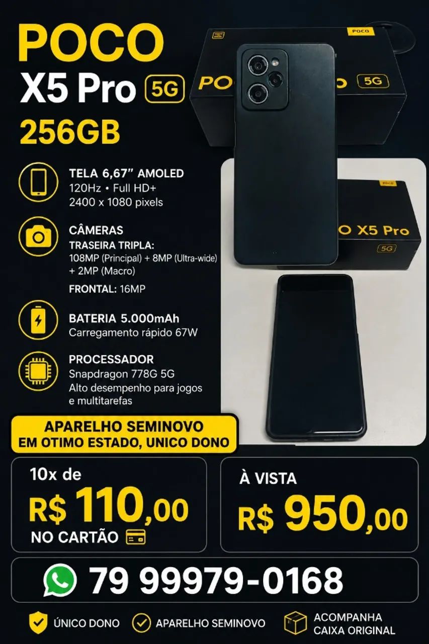 POCO X5 PRO (OTIMO ESTADO)