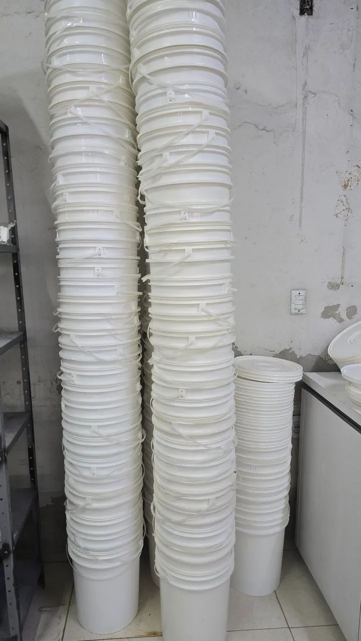 Balde 10l branco 