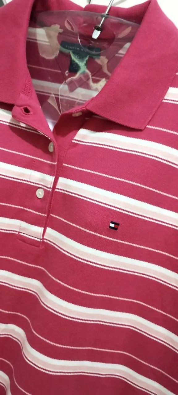Camiseta Polo Tommy Hilfiger Original Importada G  - Foto 3