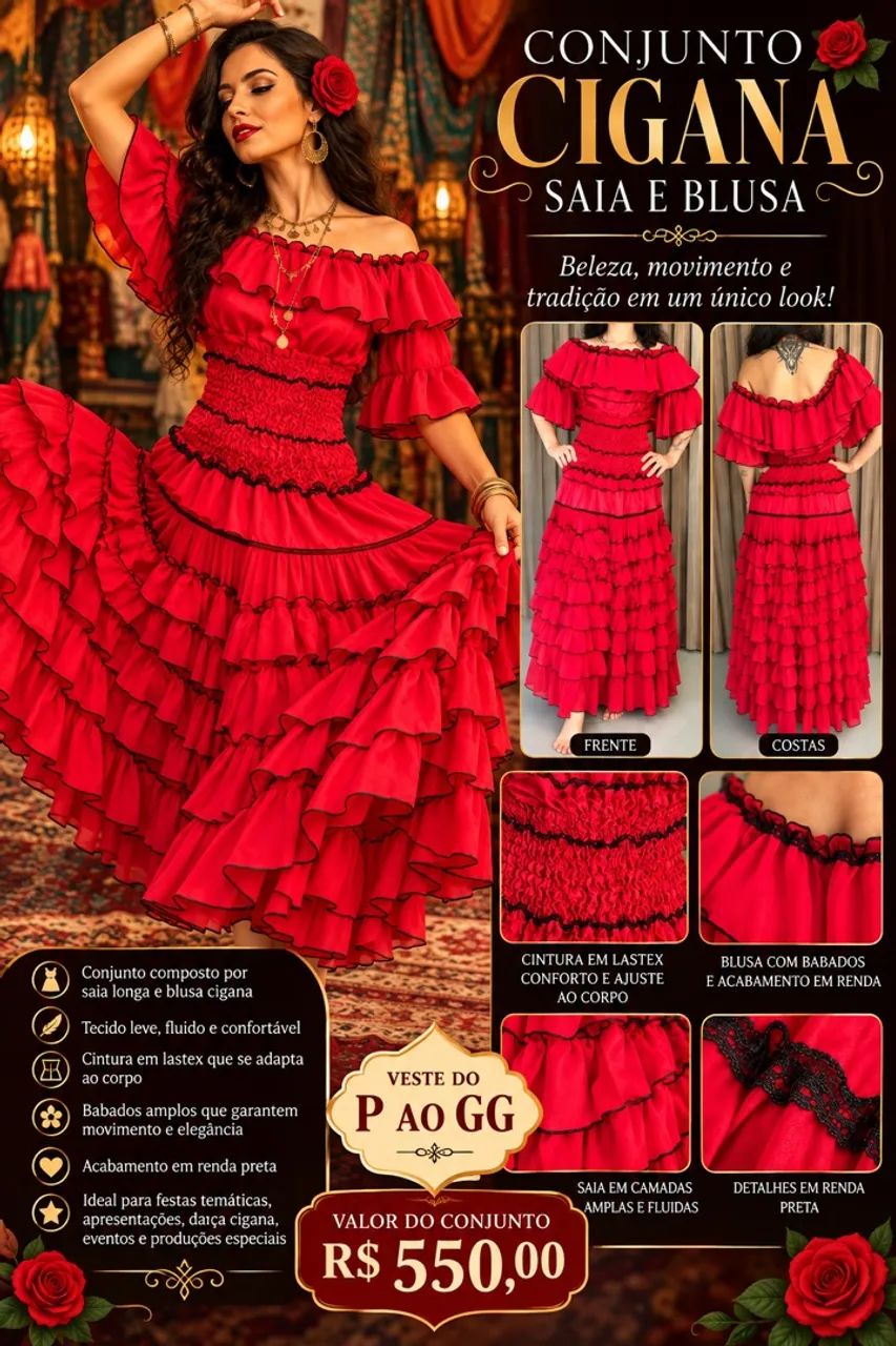 Roupa cigana  - Foto 2