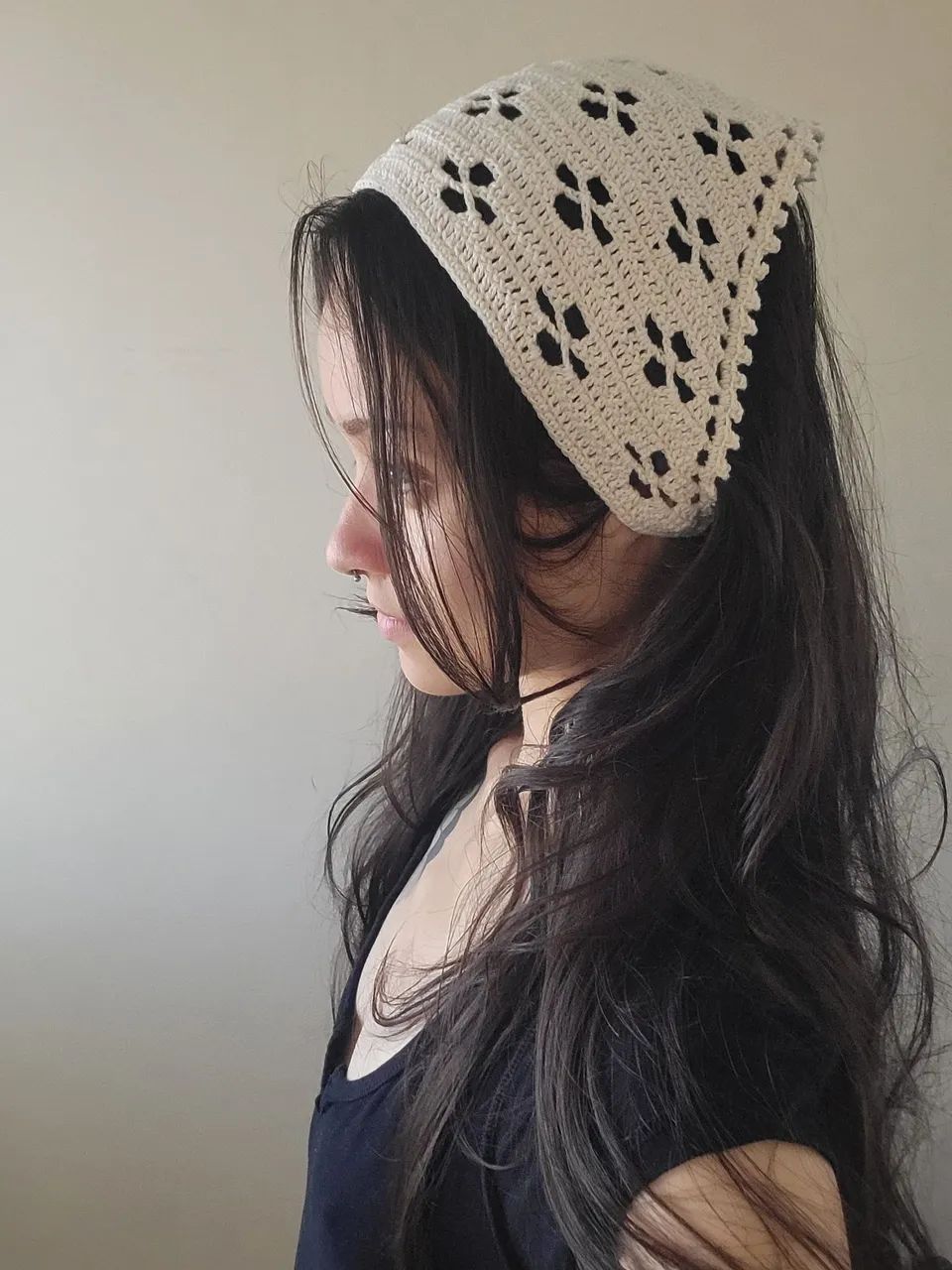 Bandana de crochê  - Foto 5