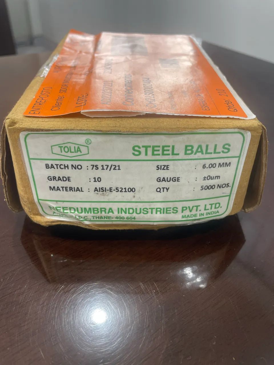 Esfera Aço Cromo 6 Mm Para Fuso - Alta Qualidade 5000 Peças - Foto 2