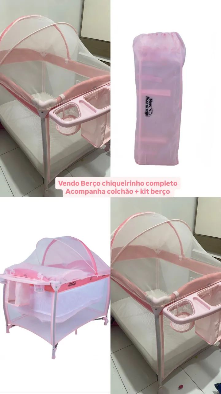 Berço chiqueirinho completo 