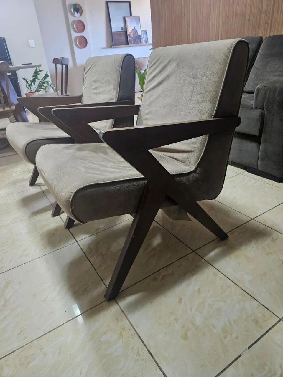 Cadeiras - Poltronas de madeira - Foto 3