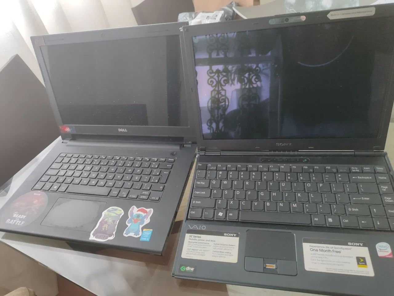 Notebooks usados para peças 