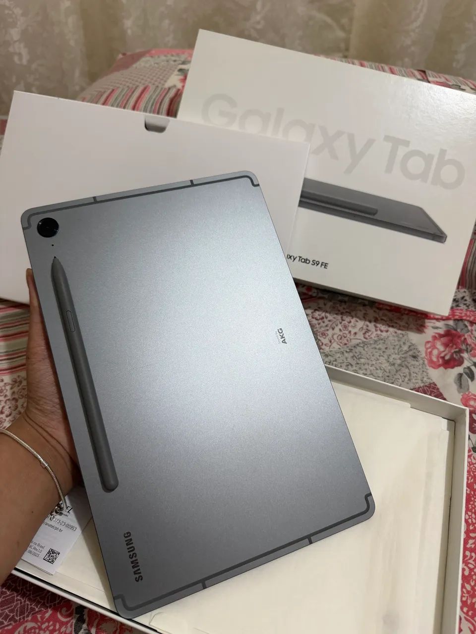 TAB S9 FE - COM NOTA FISCAL E CAIXA - Foto 2