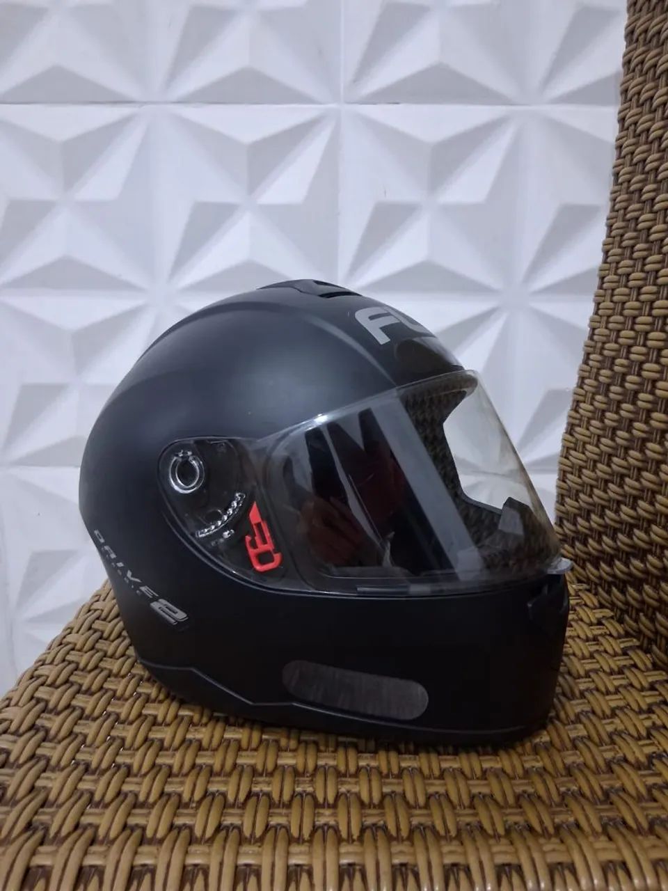 Capacete Fly Drive 2 Classic Preto Fosco - Foto 5