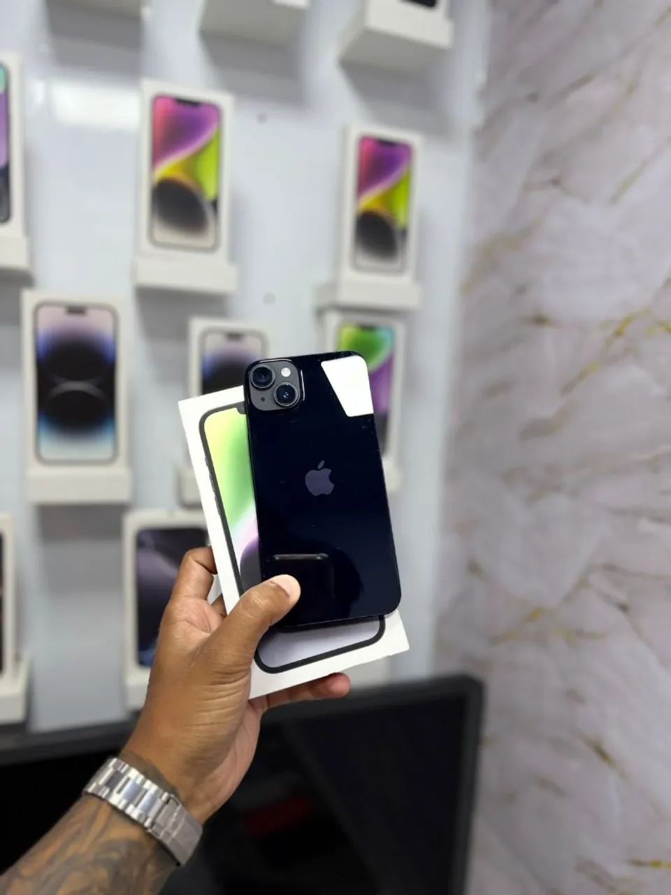iPhone 14 128GB ブラック フル セット SMARTPHONE APPLE IPHONE 14 5G 128GB 6GB RAM 12MP PRETO - APPLE
