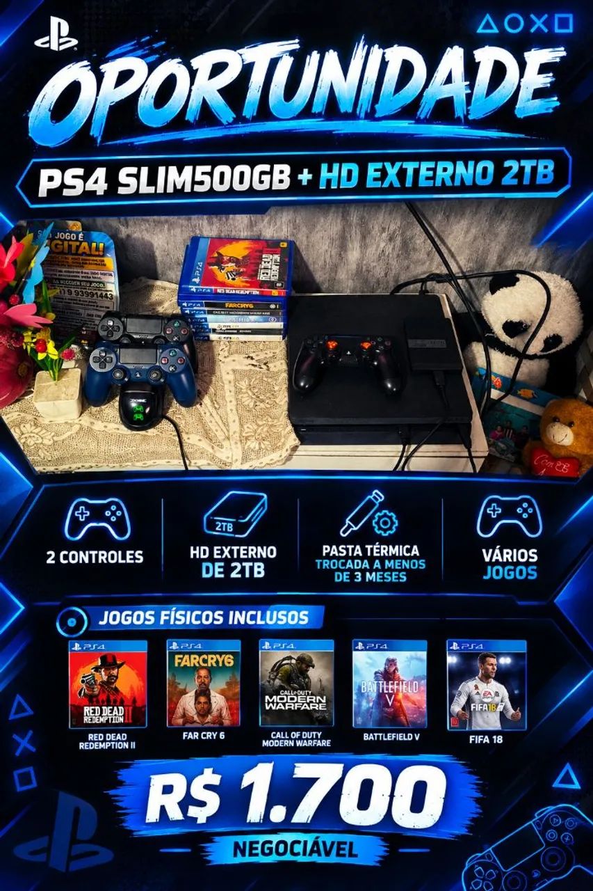 PS4 slim 500gb