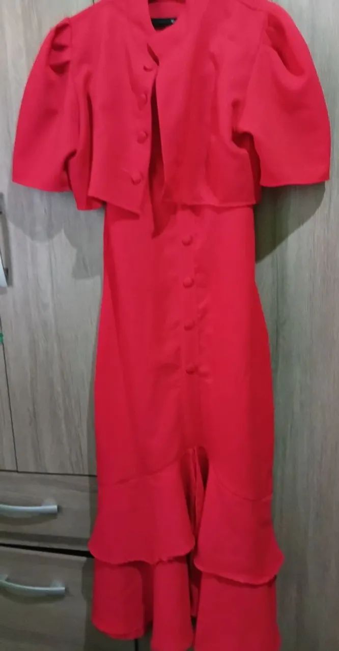 Vestido vermelho, M - Foto 2
