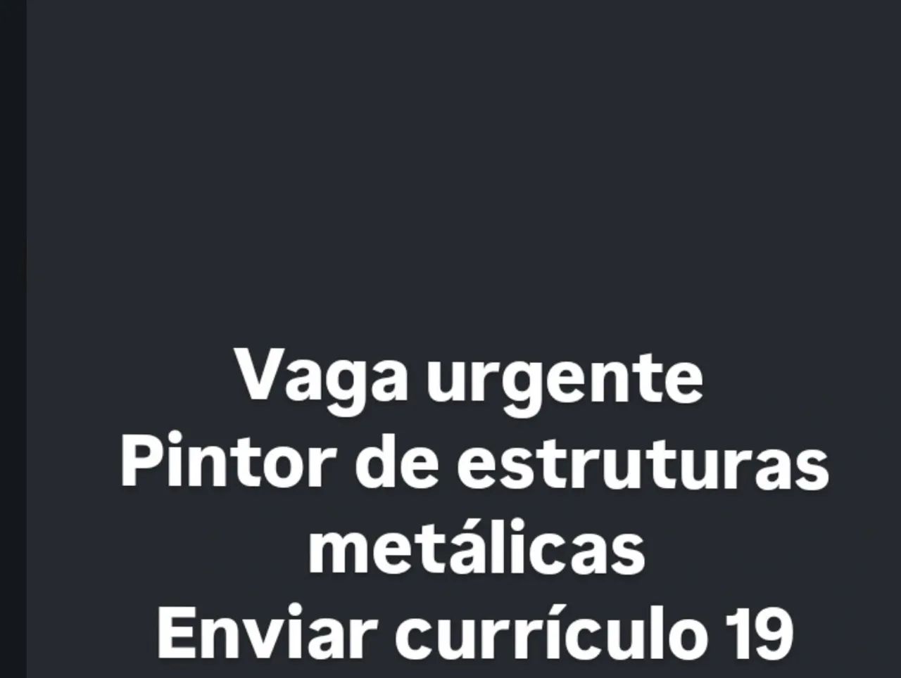 Vagas urgentes 