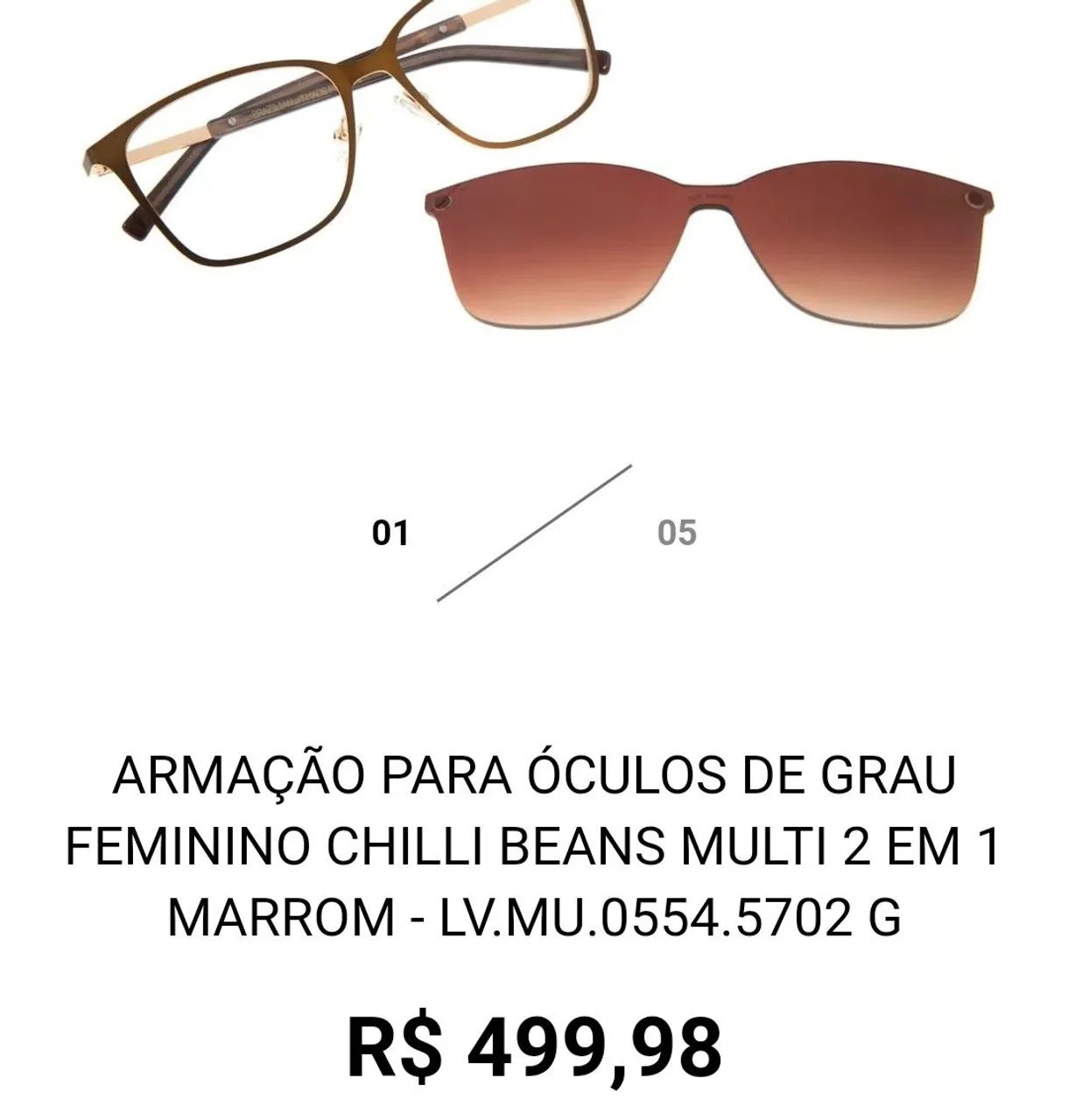 Armação de grau  Chili beans - Foto 5