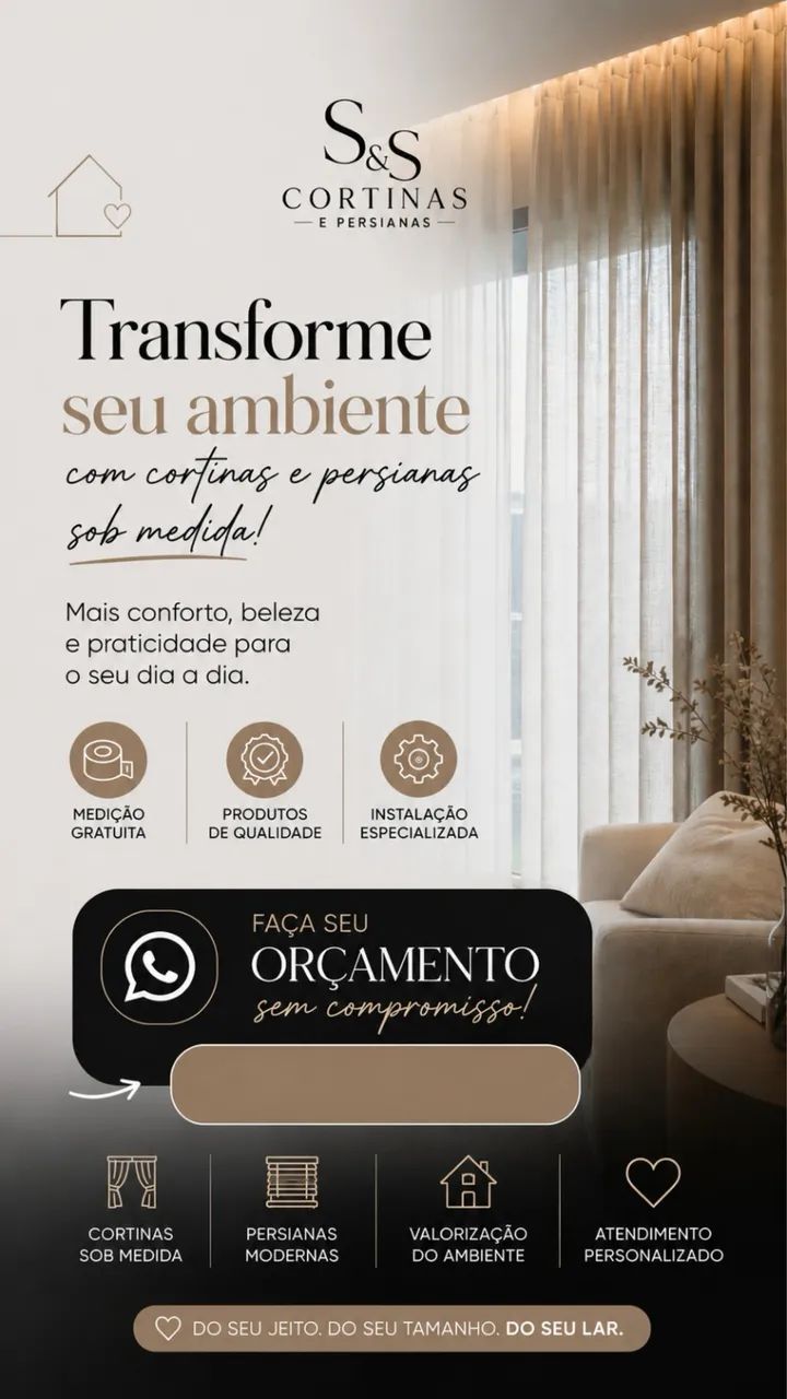 Cortinas sob medida - Foto 4