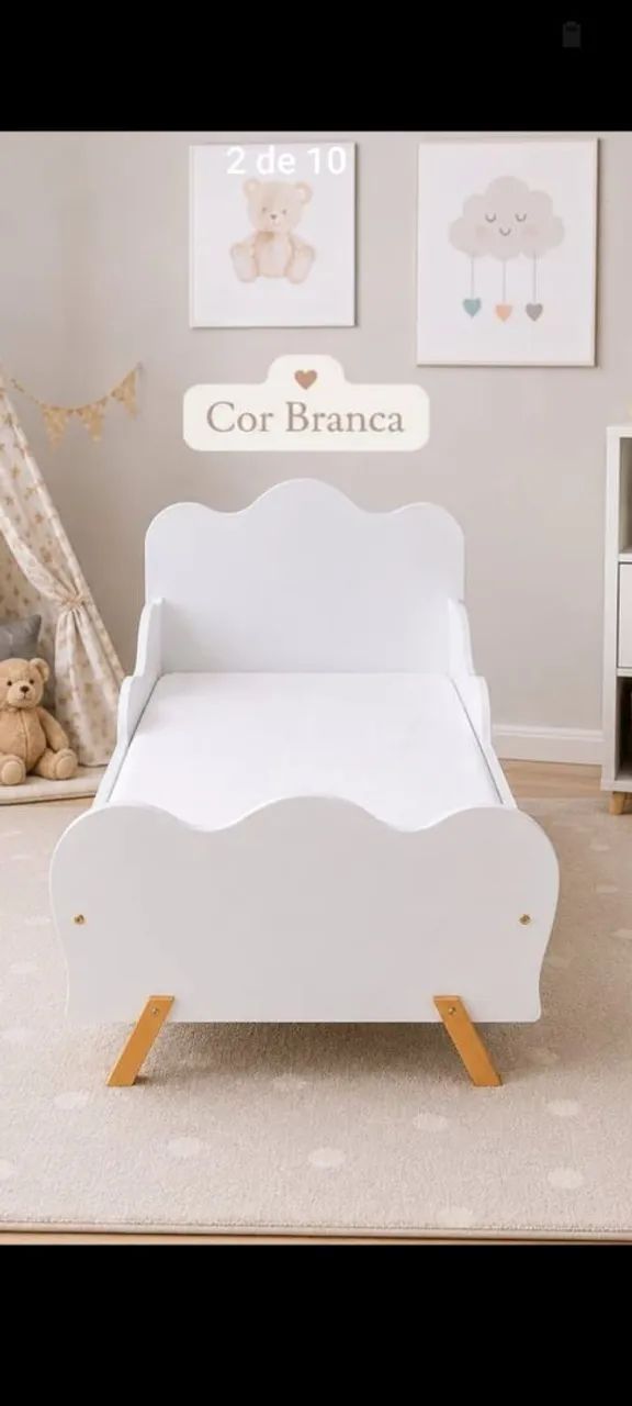 Promoção Mini cama infantil com colchão  - Foto 2